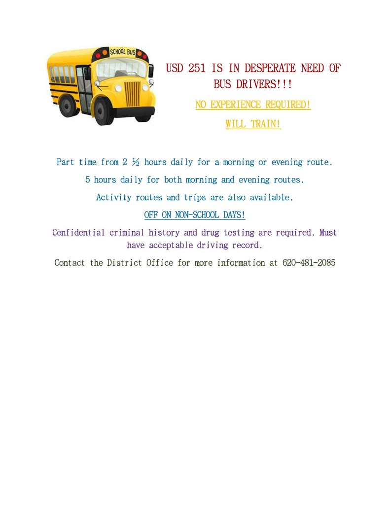 Bus Drivers NEEDED